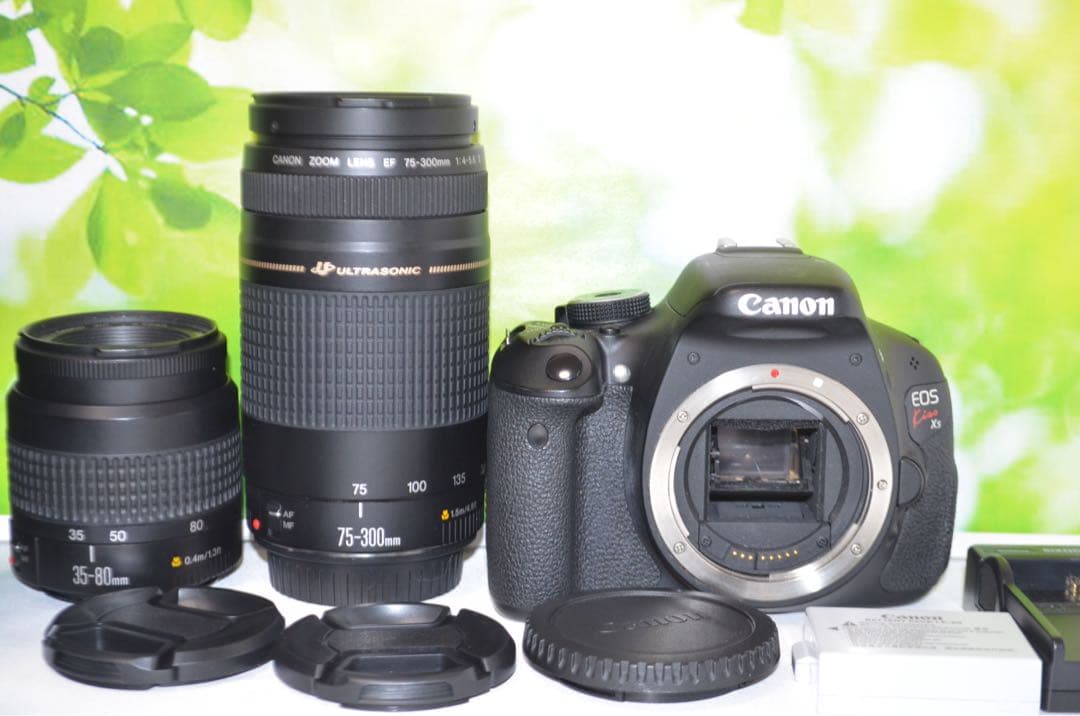 ♥届いてすぐ使える♥Canon EOS Kiss X5★一眼レフカメラ★キャノン