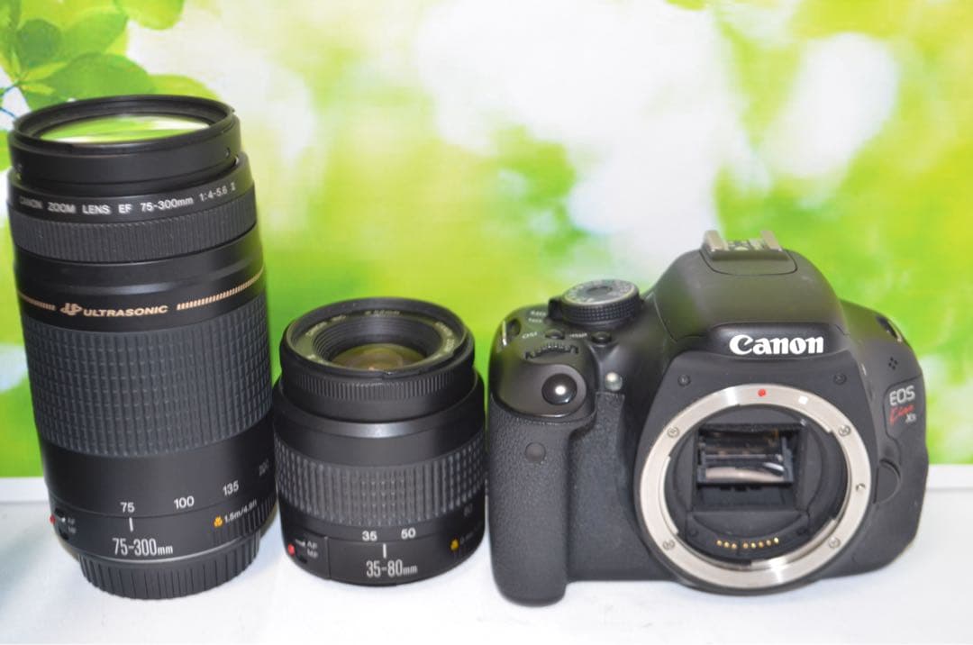 ♥届いてすぐ使える♥Canon EOS Kiss X5★一眼レフカメラ★キャノン