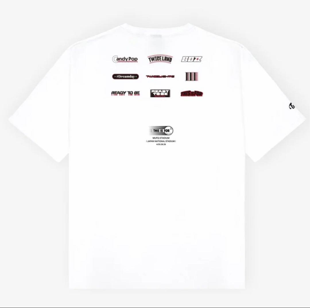 TWICE POPUP ポップアップ Tシャツ THIS IS FOUR 白
