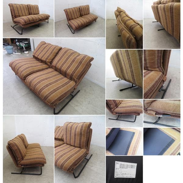 展示品■クラッシュゲート■ジョブ ■リクライニング ソファ■2人掛け■12.6万