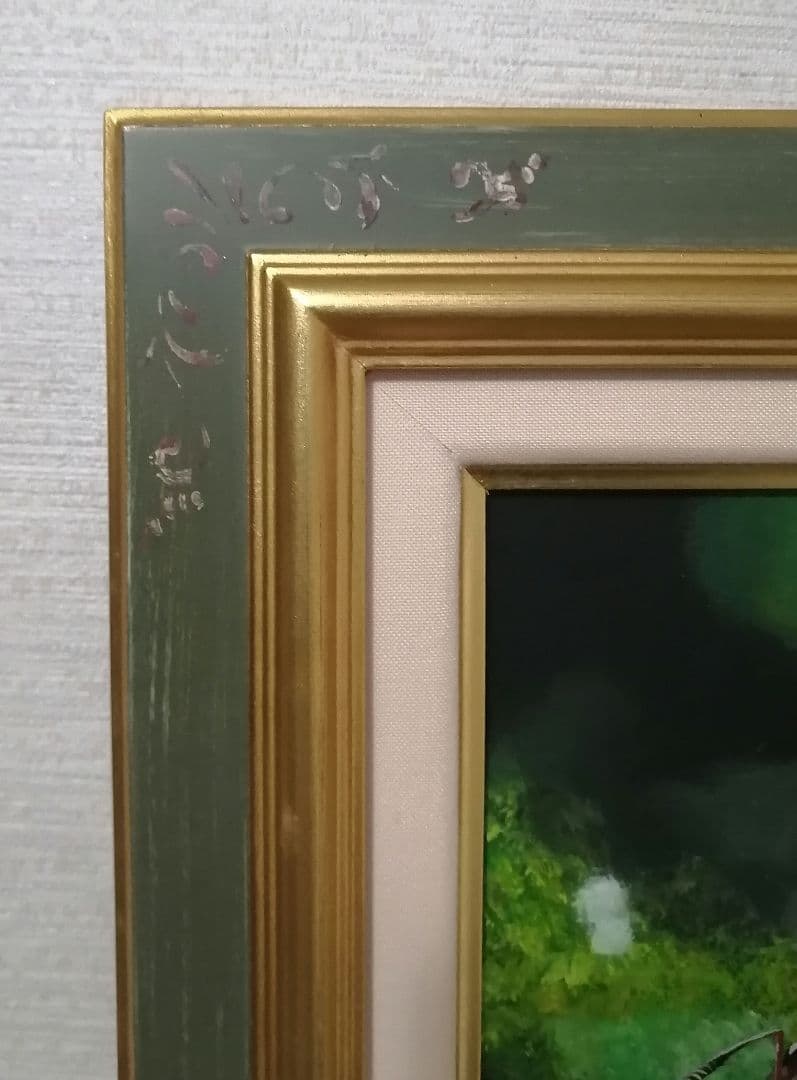 絵画　アクリル絵　額縁　ボード　蟻