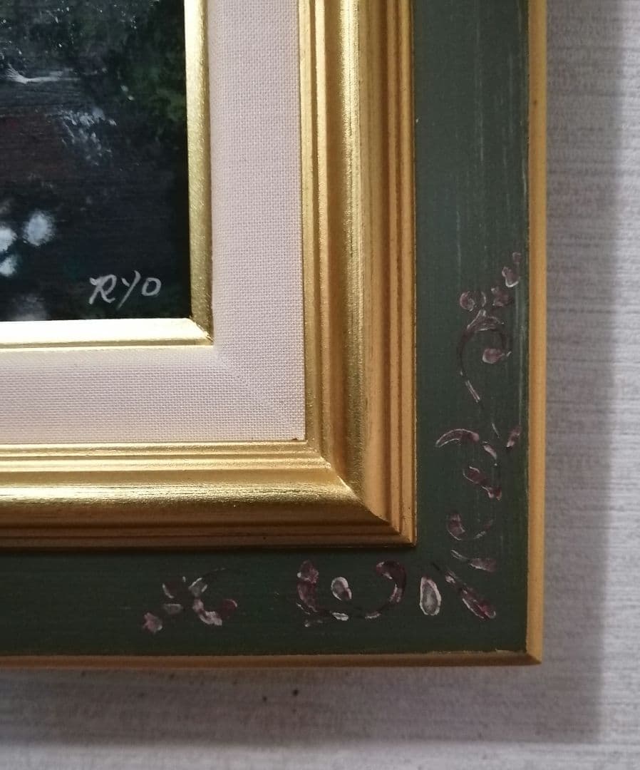 絵画　アクリル絵　額縁　ボード　蟻