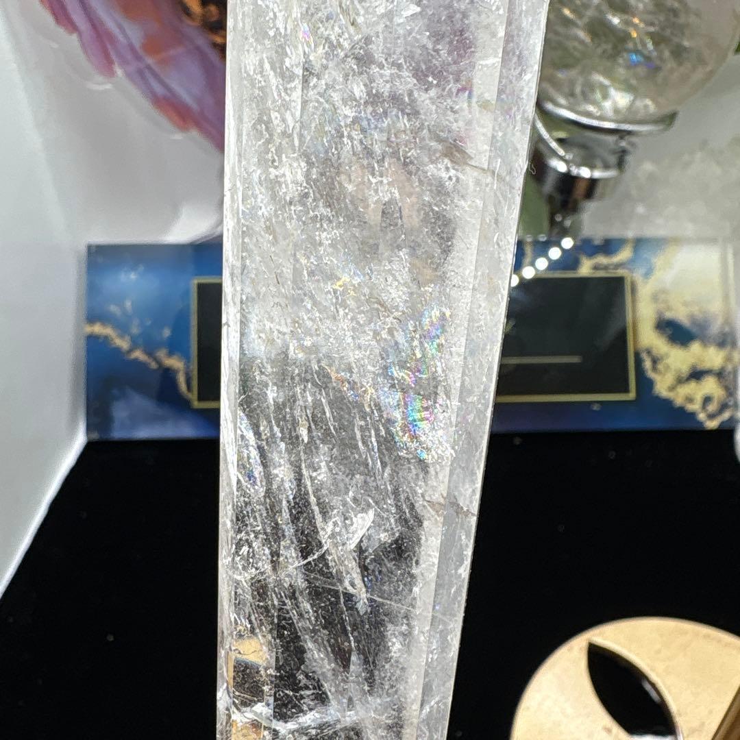 フランキンセンス様 水晶12面カット♡ポイント♡虹♡No.1361