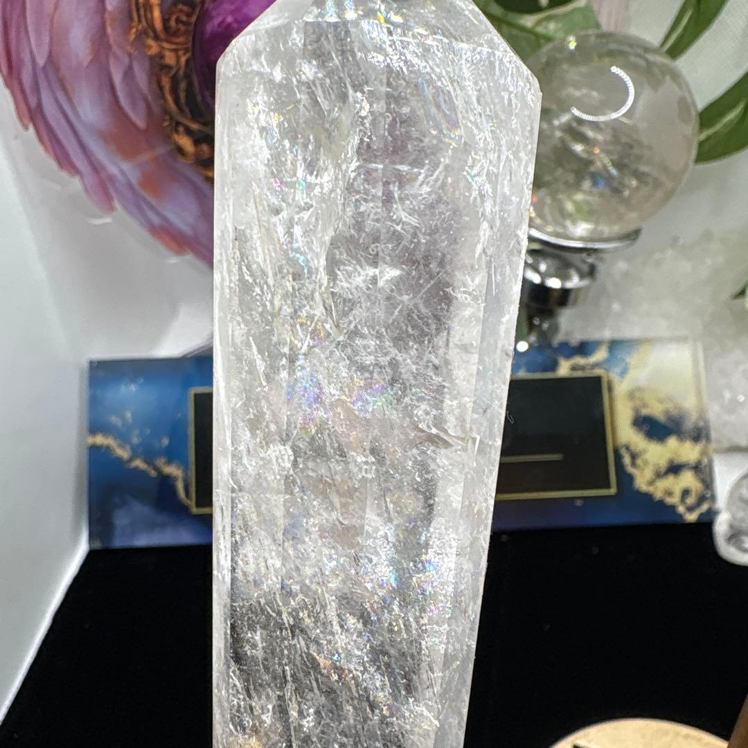 フランキンセンス様 水晶12面カット♡ポイント♡虹♡No.1361