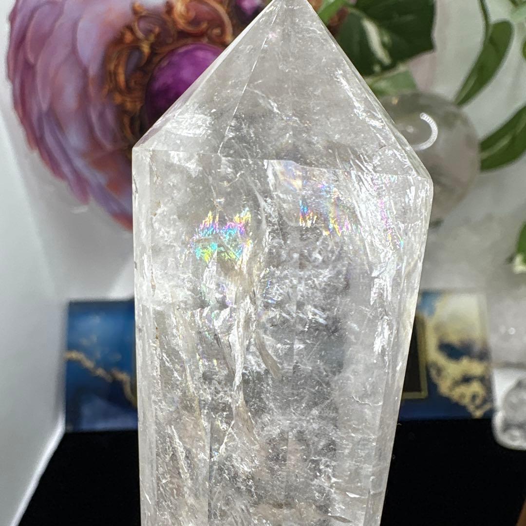 フランキンセンス様 水晶12面カット♡ポイント♡虹♡No.1361