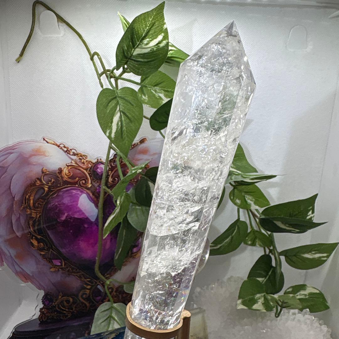 フランキンセンス様 水晶12面カット♡ポイント♡虹♡No.1361