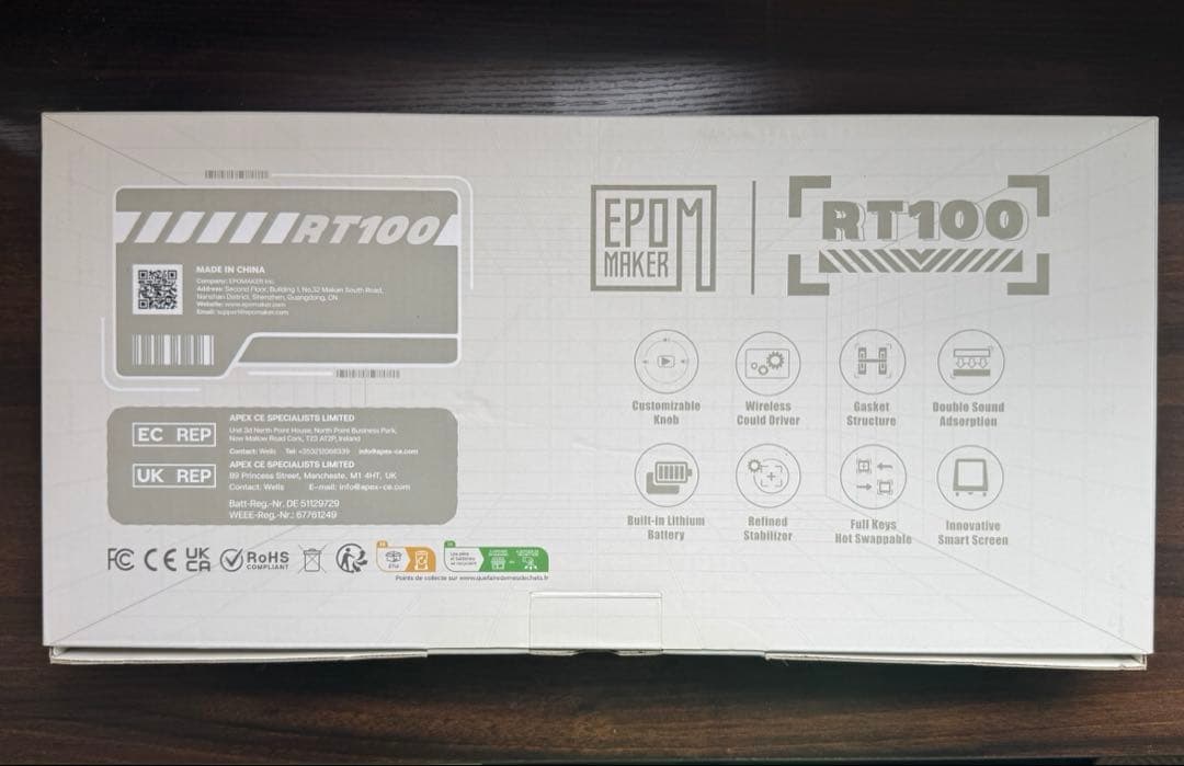 【美品】EPOMAKER RT100 97キー ガスケット ワイヤレス