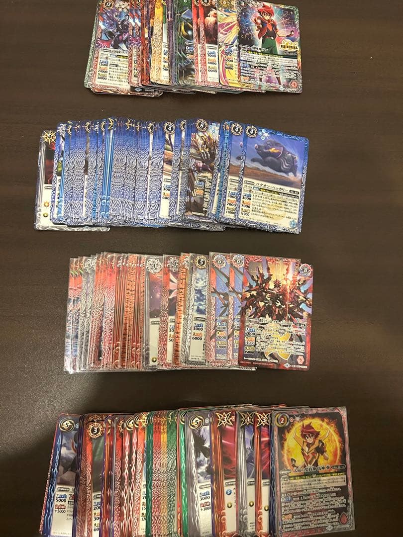 バトスピ引退デッキ10種デッキ、パーツ、スリーブ付き