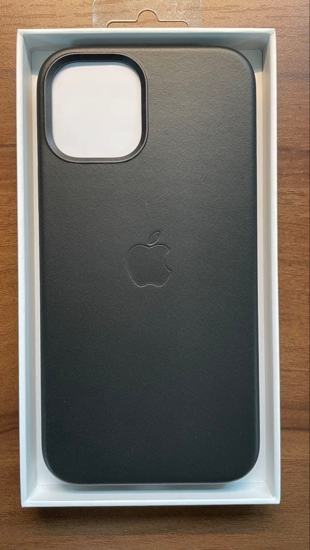 未使用 Apple 純正 iPhone12/12 Pro レザーケース ブラック