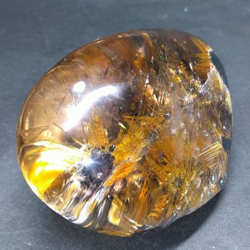 値下げ 西-⑨【極 太陽タイチンルチル】原石 73✖️49✖️39㎜