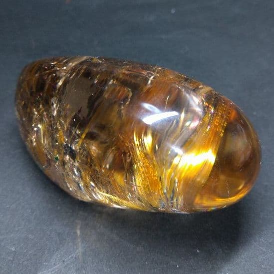 値下げ 西-⑨【極 太陽タイチンルチル】原石 73✖️49✖️39㎜