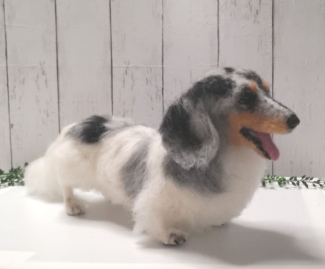 Dior♡うちの子オーダー♡羊毛フェルト♪ハンドメイド☆