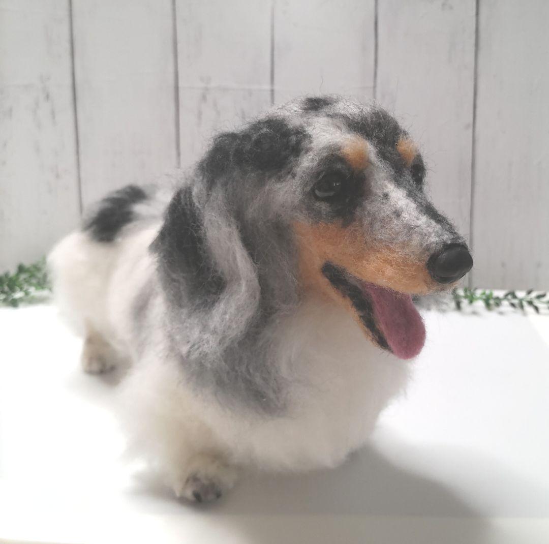 Dior♡うちの子オーダー♡羊毛フェルト♪ハンドメイド☆