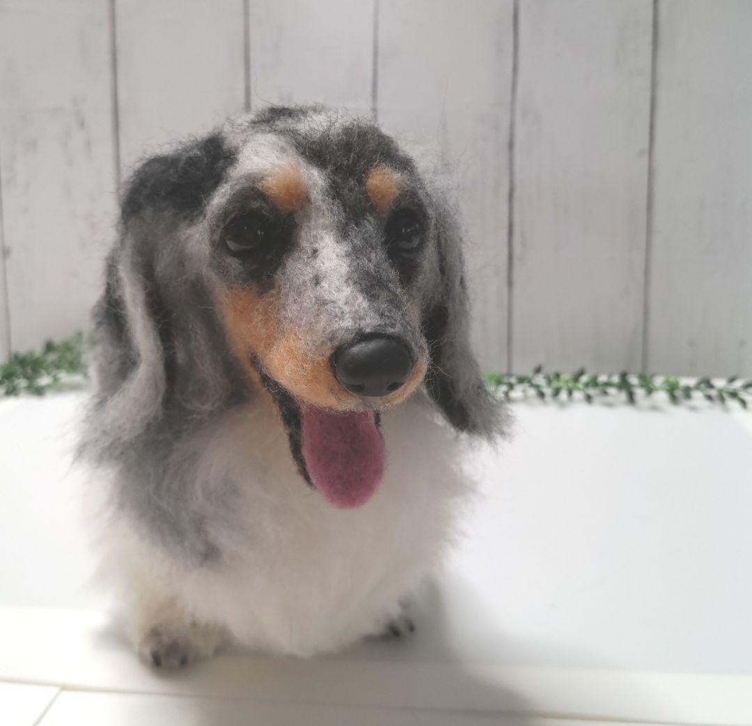 Dior♡うちの子オーダー♡羊毛フェルト♪ハンドメイド☆