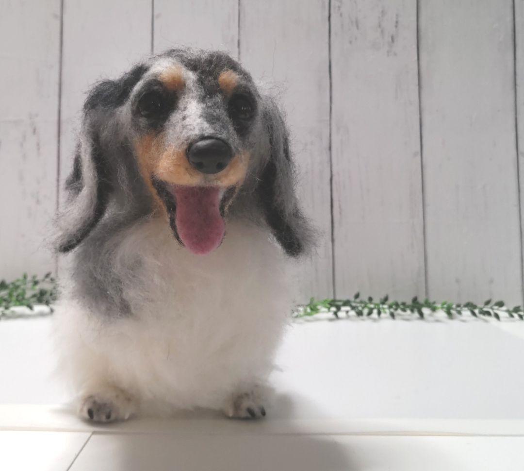 Dior♡うちの子オーダー♡羊毛フェルト♪ハンドメイド☆