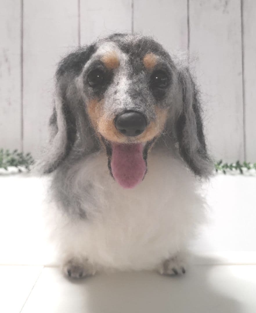 Dior♡うちの子オーダー♡羊毛フェルト♪ハンドメイド☆