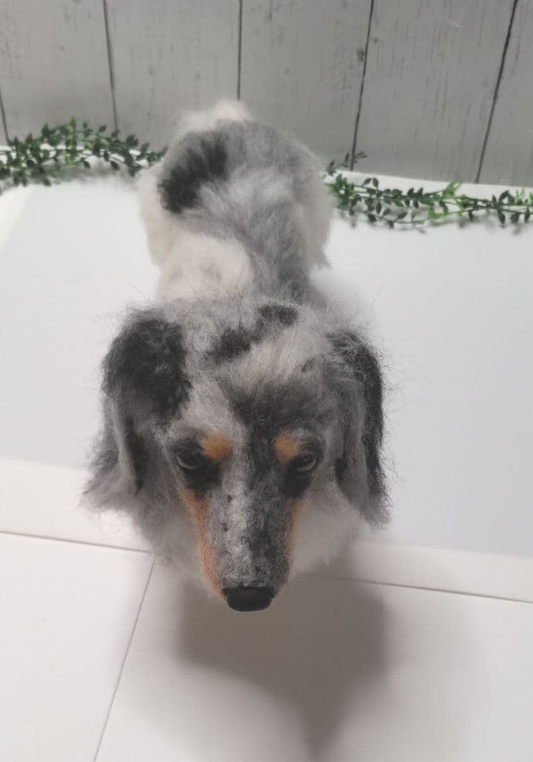 Dior♡うちの子オーダー♡羊毛フェルト♪ハンドメイド☆