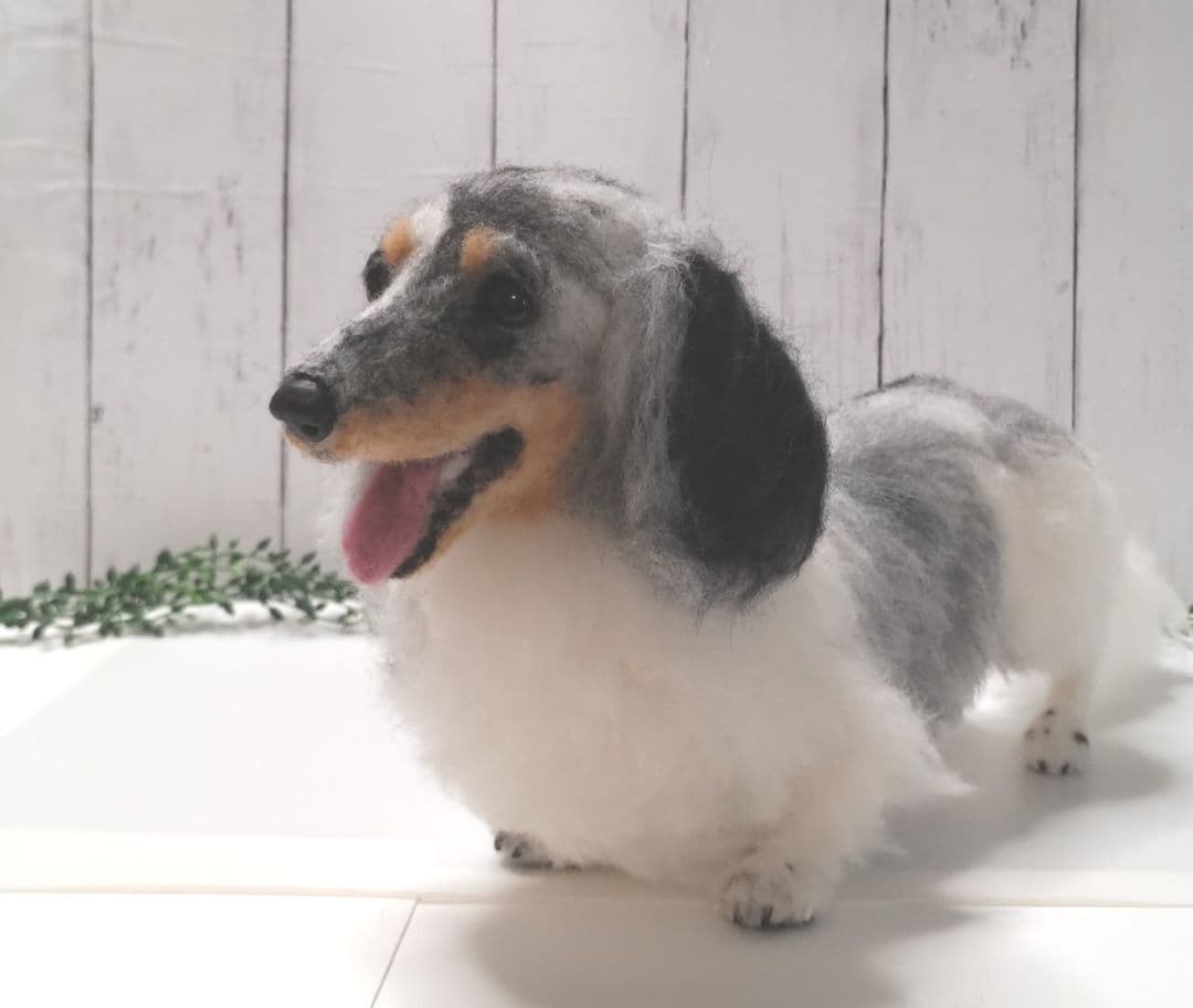 Dior♡うちの子オーダー♡羊毛フェルト♪ハンドメイド☆