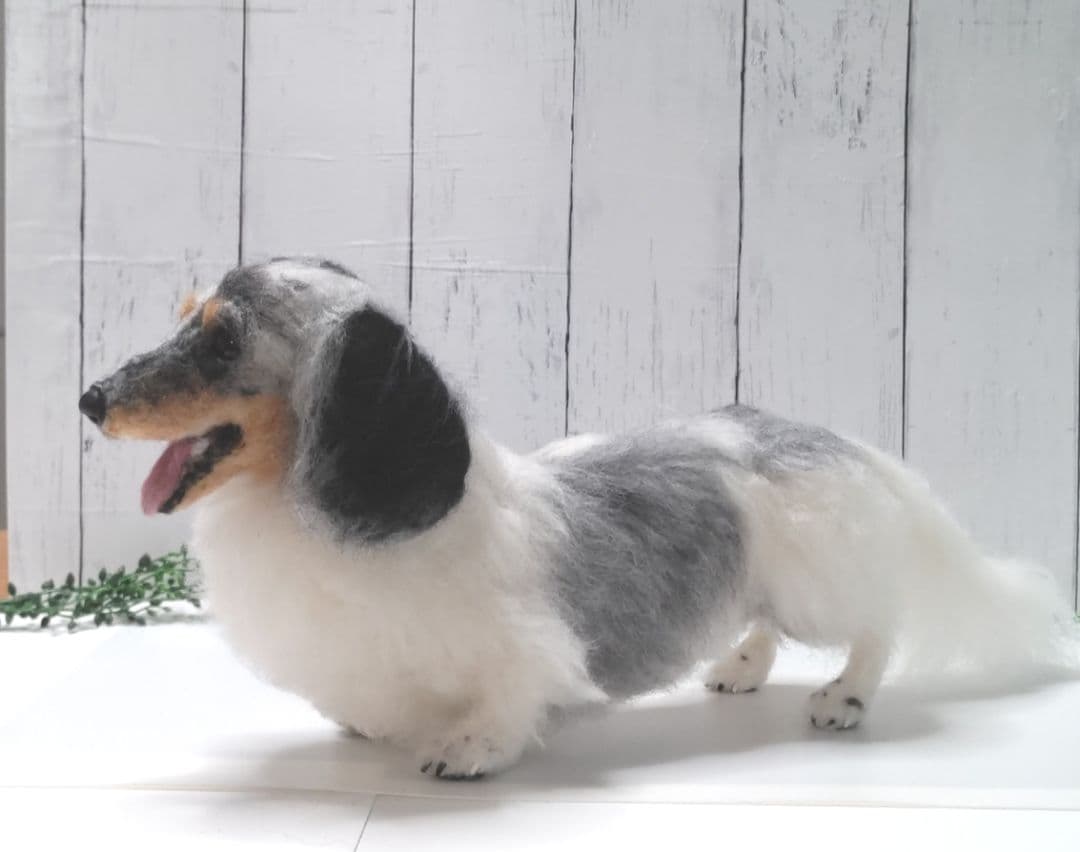 Dior♡うちの子オーダー♡羊毛フェルト♪ハンドメイド☆