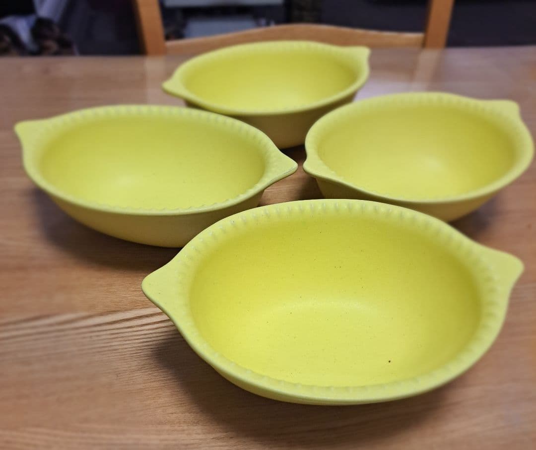新品　よしざわ窯　レモン鉢　深皿　4枚セット　レモン　ボウル