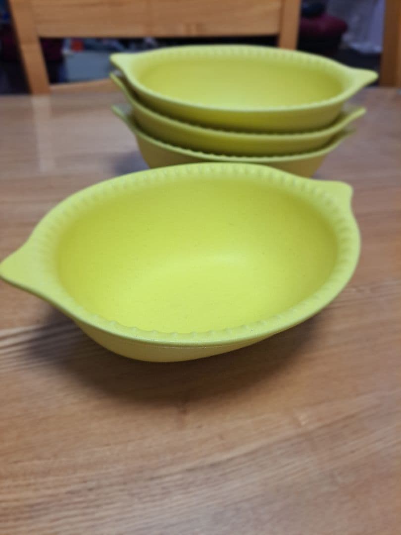 新品　よしざわ窯　レモン鉢　深皿　4枚セット　レモン　ボウル