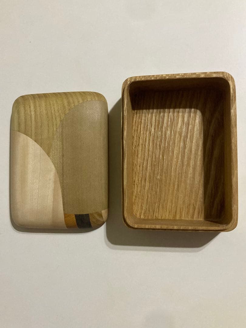 寄木細工　フジタマリ　小物入れ
