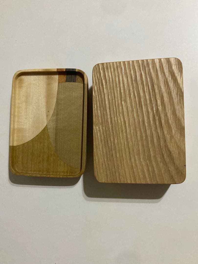 寄木細工　フジタマリ　小物入れ