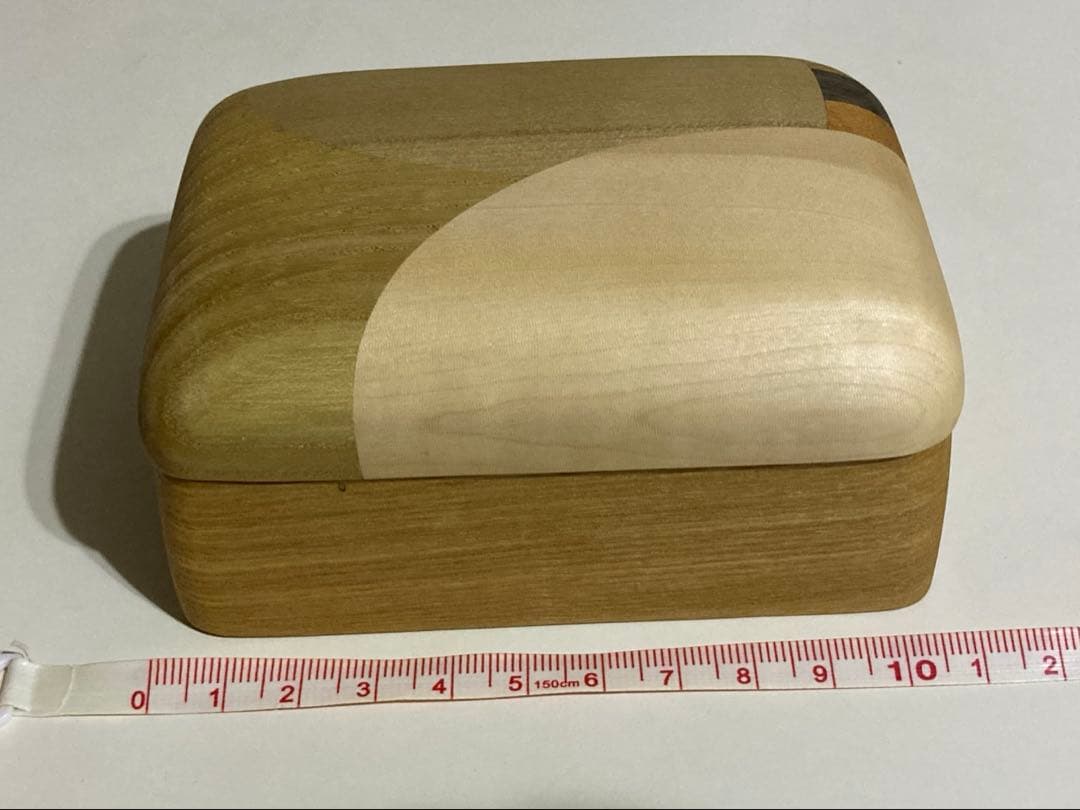 寄木細工　フジタマリ　小物入れ