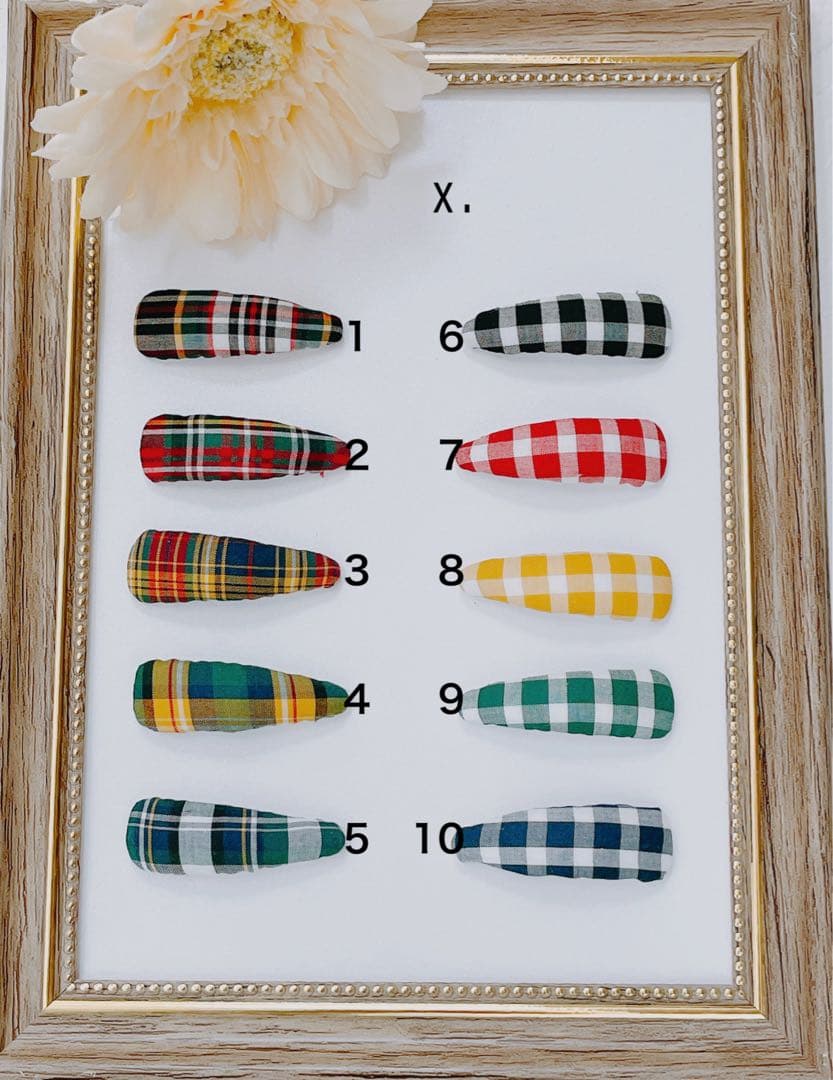 v. w. x　リバティ　ぱっちんピン　オーダー　まくまく