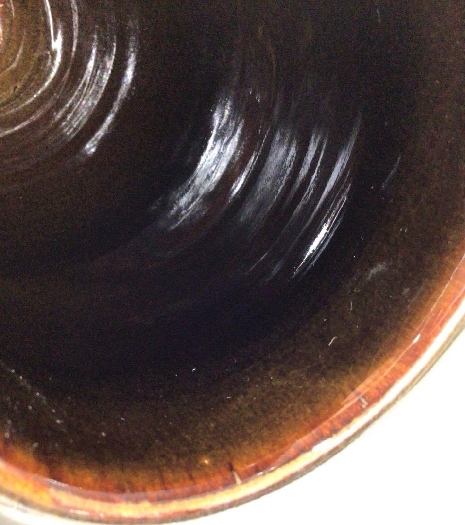 Ｐ２０５　水指　『阿漕窯造』『蘆瀑写水指』　共箱　茶道具