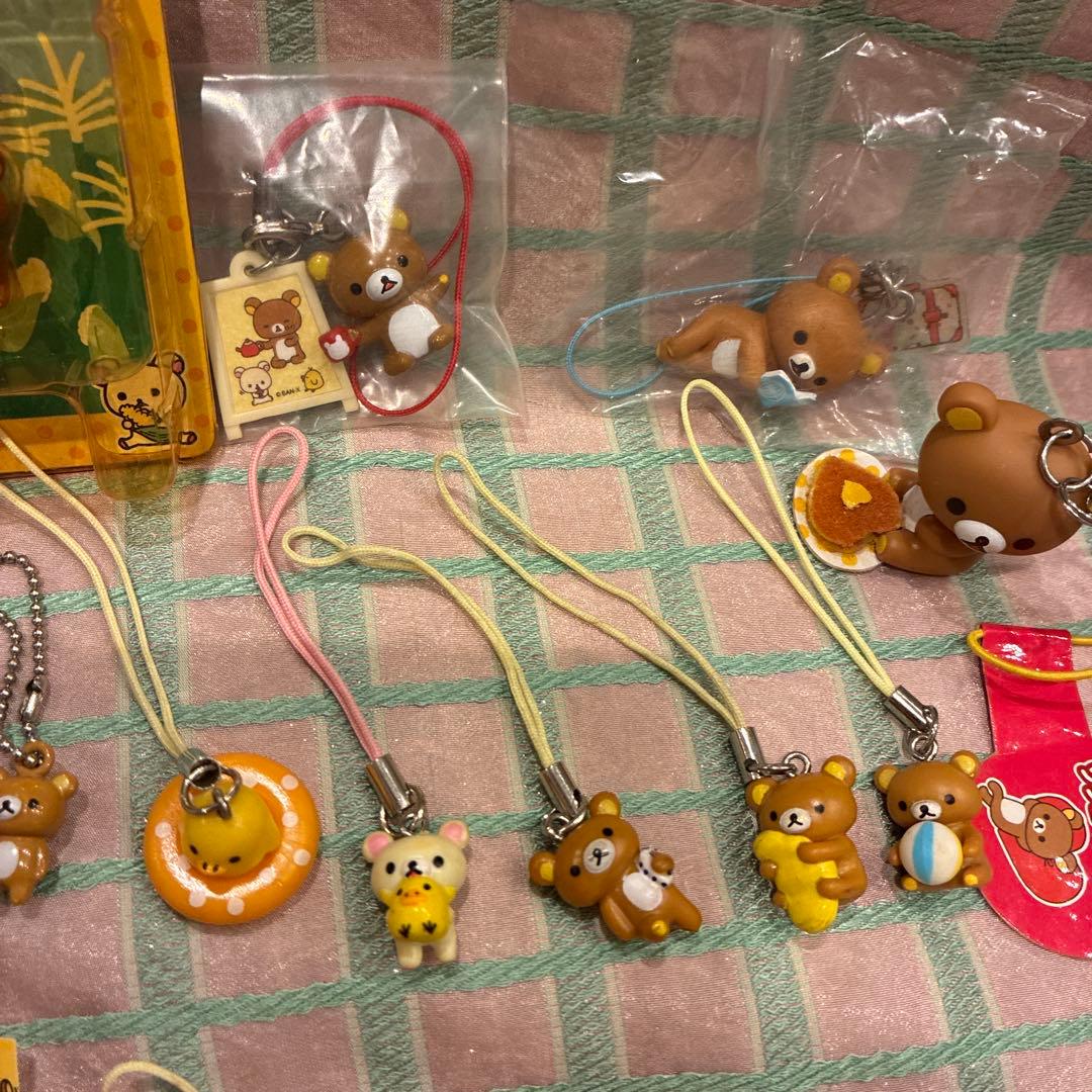 リラックマ　コリラックマ　ぷちキーチェーン　セット　平成レトロ