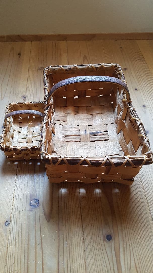 お値下げ不可【バラ売り不可】フランス ローヌ地方 アルデシュ県 手しごと かご