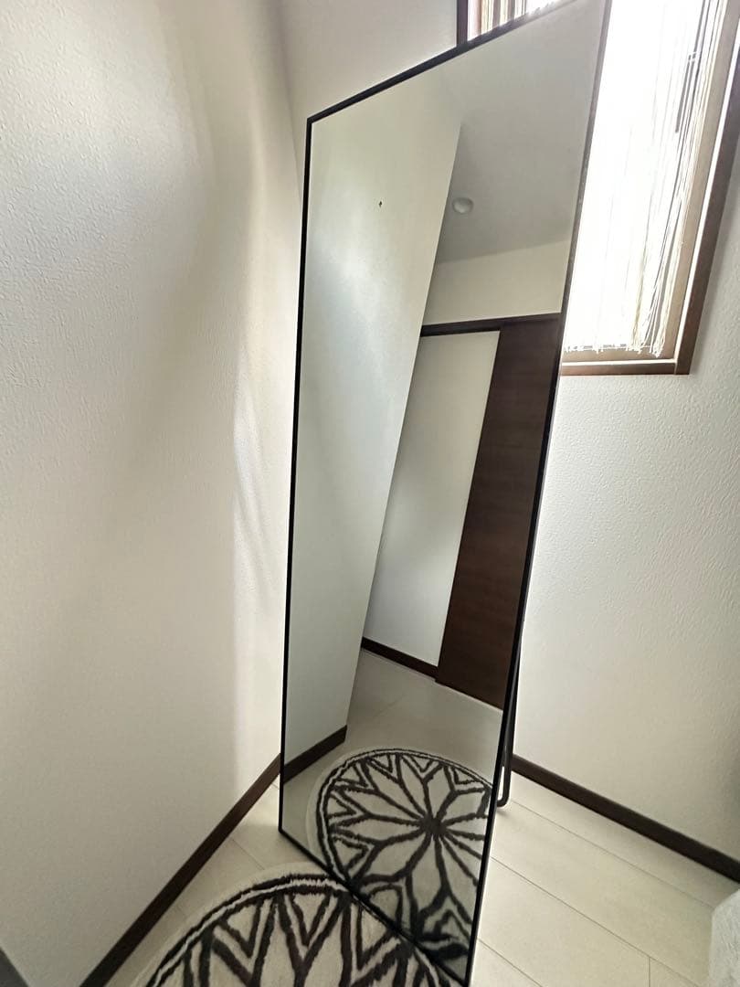 チチロバ 全身鏡 姿見鏡 大型 ミラー 飛散防止 幅50cm 高さ160cm