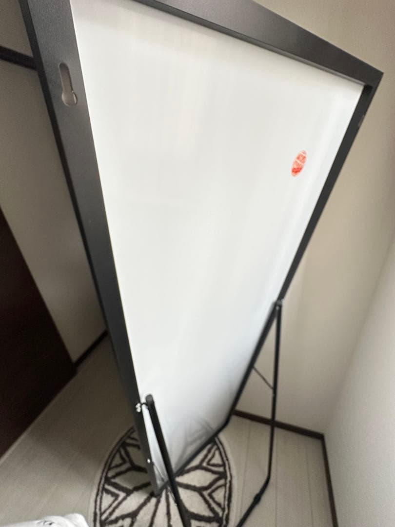 チチロバ 全身鏡 姿見鏡 大型 ミラー 飛散防止 幅50cm 高さ160cm