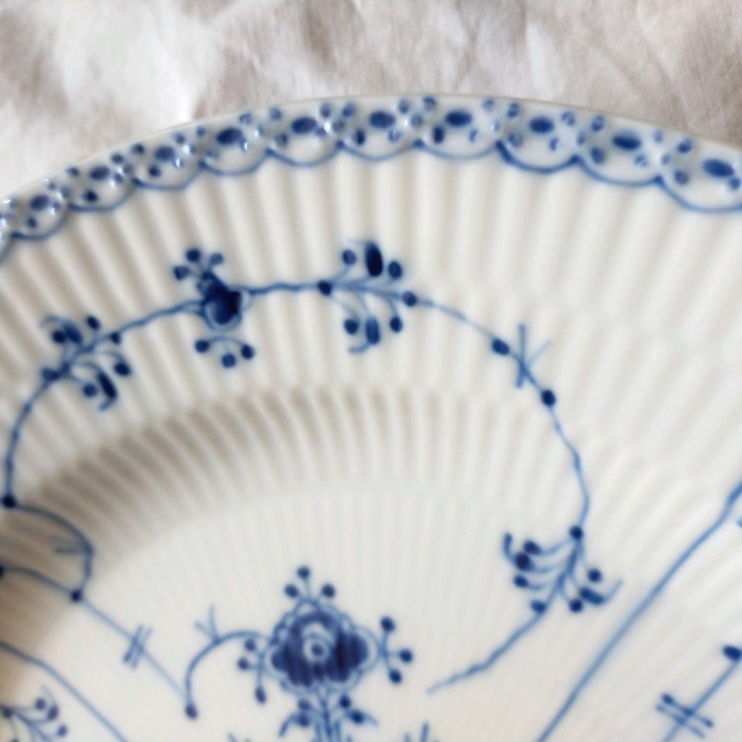 25.5cm 1級品ロイヤルコペンハーゲン　ブルーフルーテッド ハーフレース