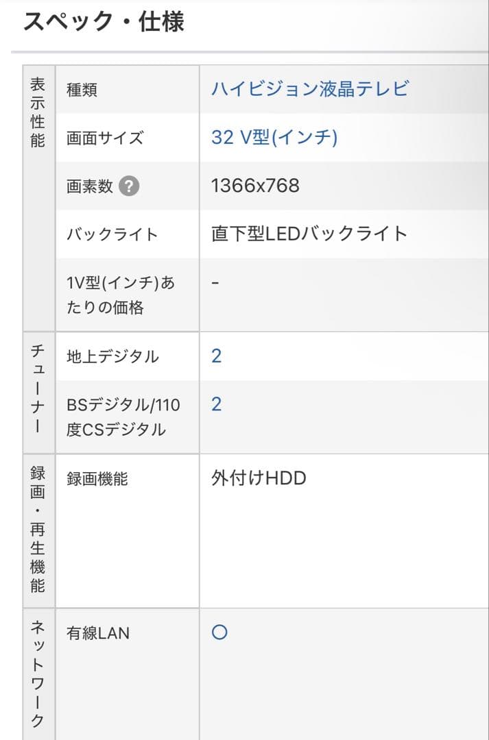 GREEN HOUSE 32インチ液晶テレビ GH-TV32AGE-BK