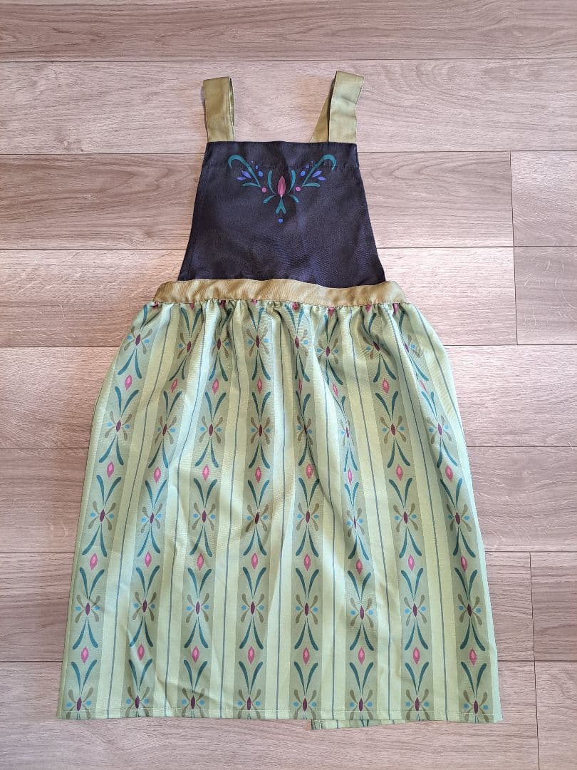 【新品】アナ雪 エプロン アナ エルサ 2点セット