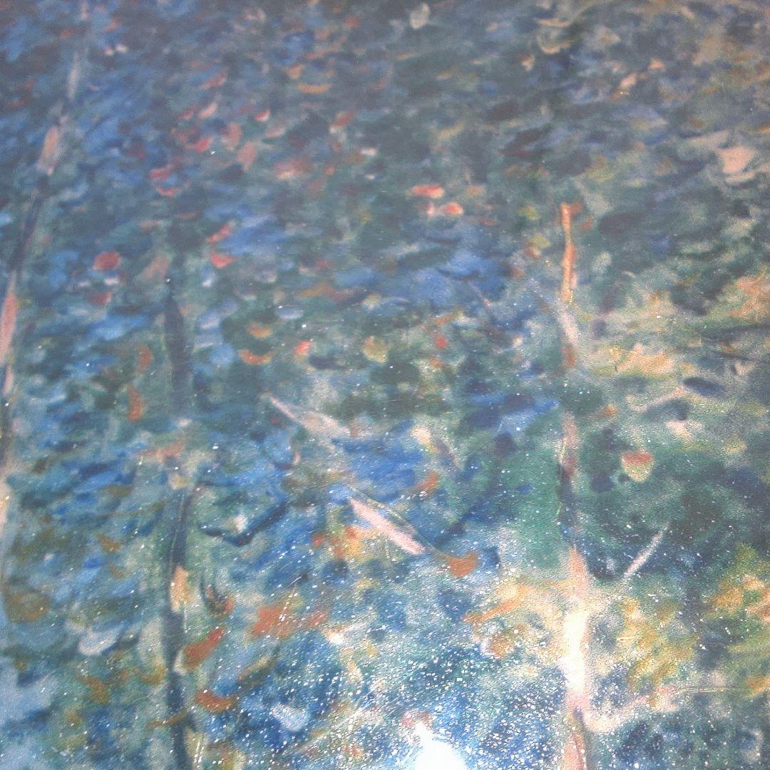 模写 シルクスクリーン？額にキズ裂け汚れあります