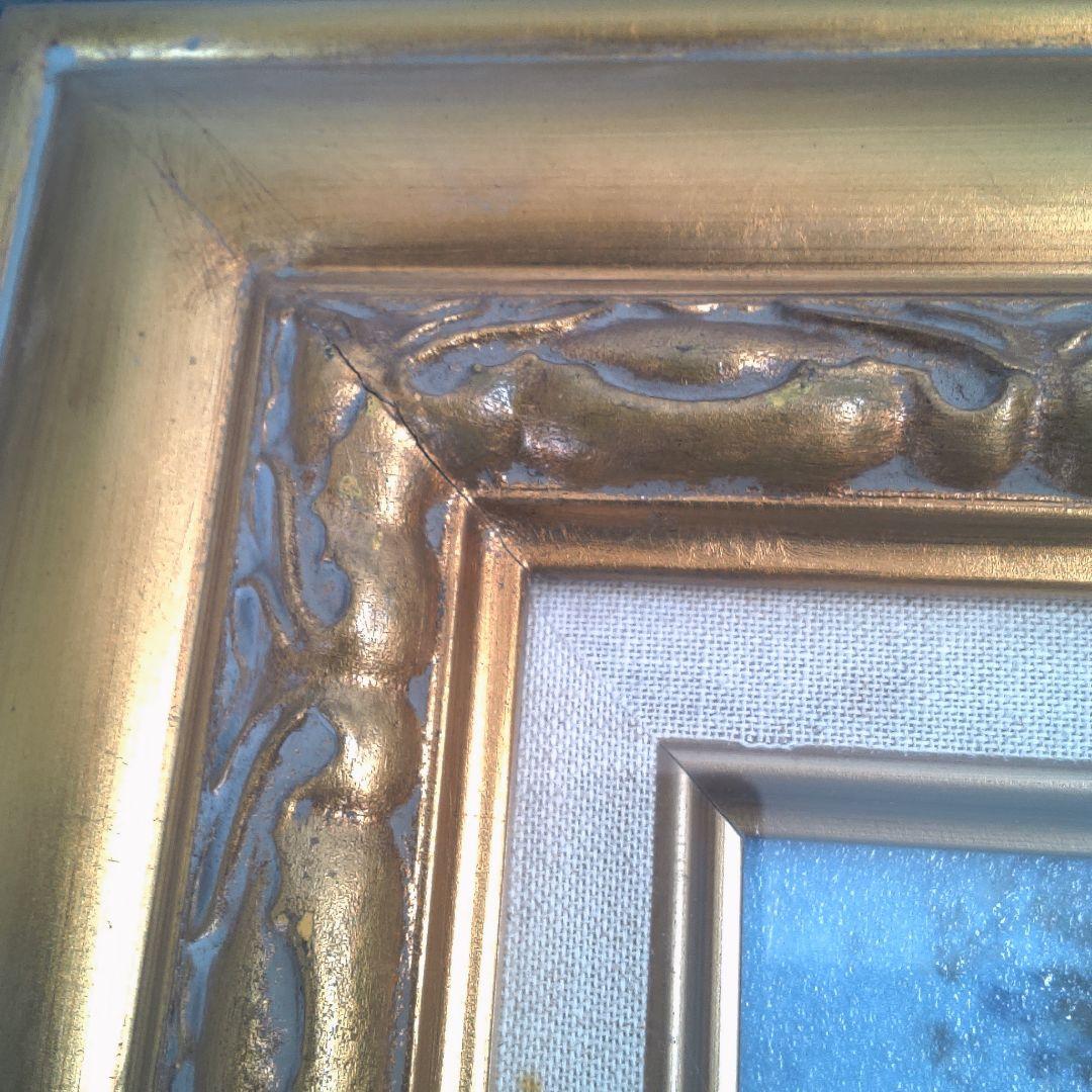 模写 シルクスクリーン？額にキズ裂け汚れあります