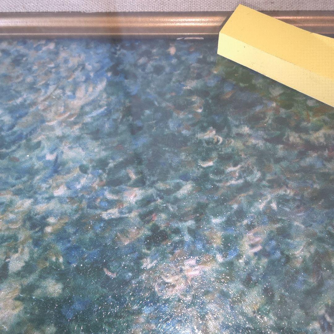 模写 シルクスクリーン？額にキズ裂け汚れあります