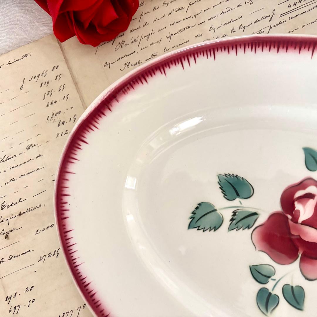 フランスアンティーク✧サルグミンヌ ❁⃘絵画のように美しい 薔薇のラヴィエꕤ︎︎˚⁎