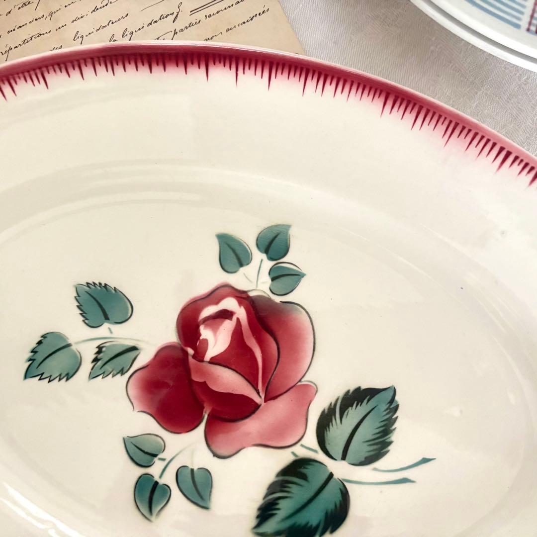 フランスアンティーク✧サルグミンヌ ❁⃘絵画のように美しい 薔薇のラヴィエꕤ︎︎˚⁎