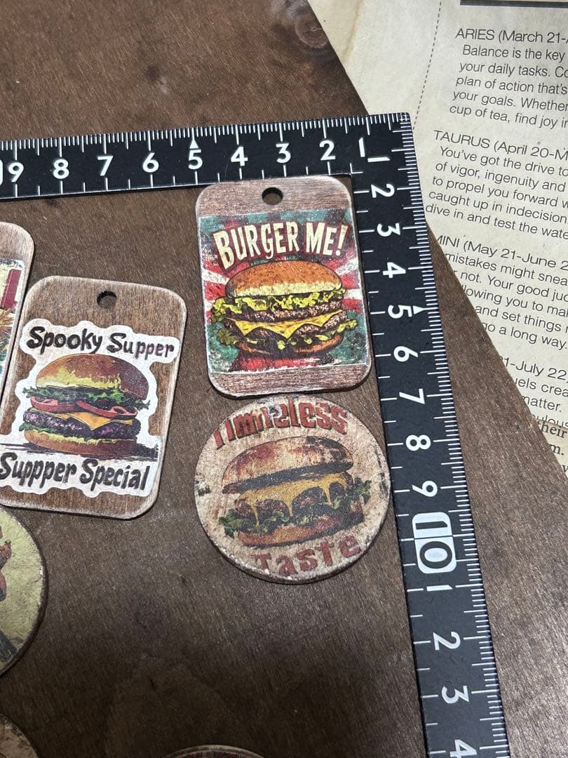 ウッドタグアメリカンハンバーガーNo.783