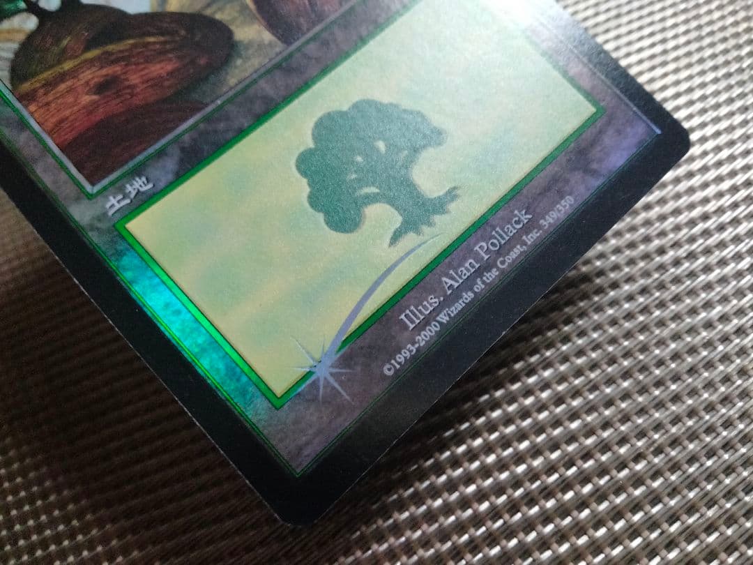 【ご確認用】インベイジョン foil 森(349)a 日本語 1枚 MTG