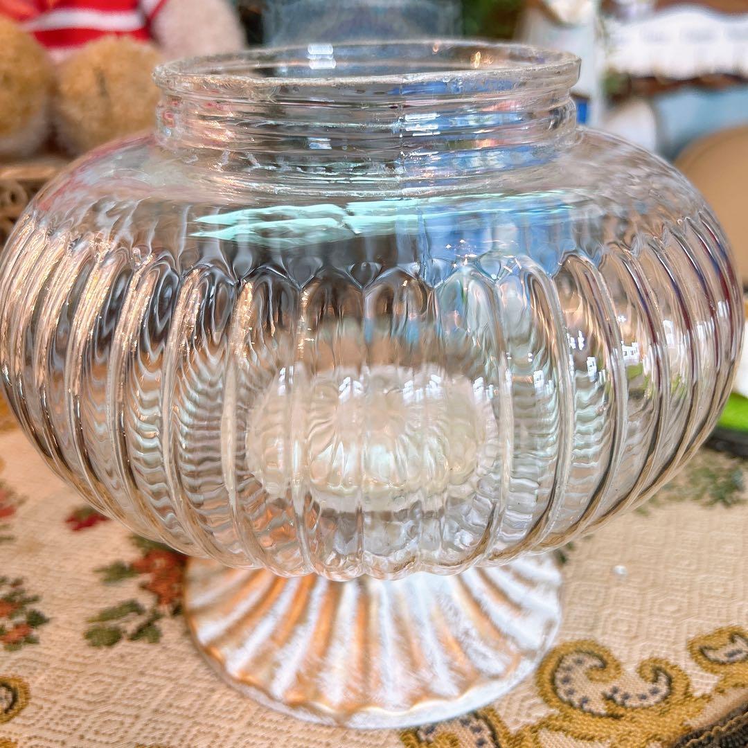 可愛いらしいキャンディポット ニワトリさんの飴入れ 可愛いらしいガラス容器