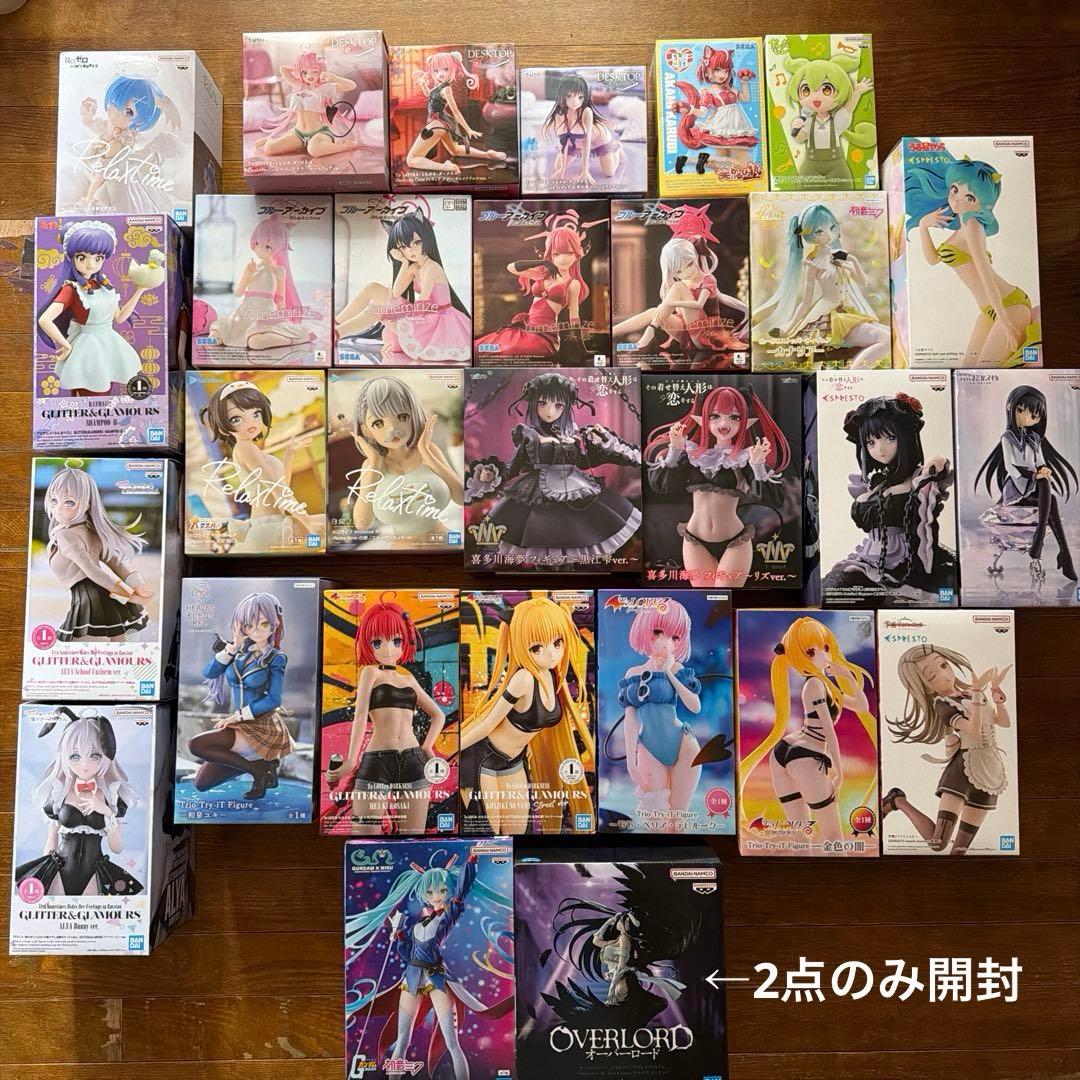 美少女フィギュア まとめ売り 28点セット 着せ恋 ToLOVEる リゼロ 他