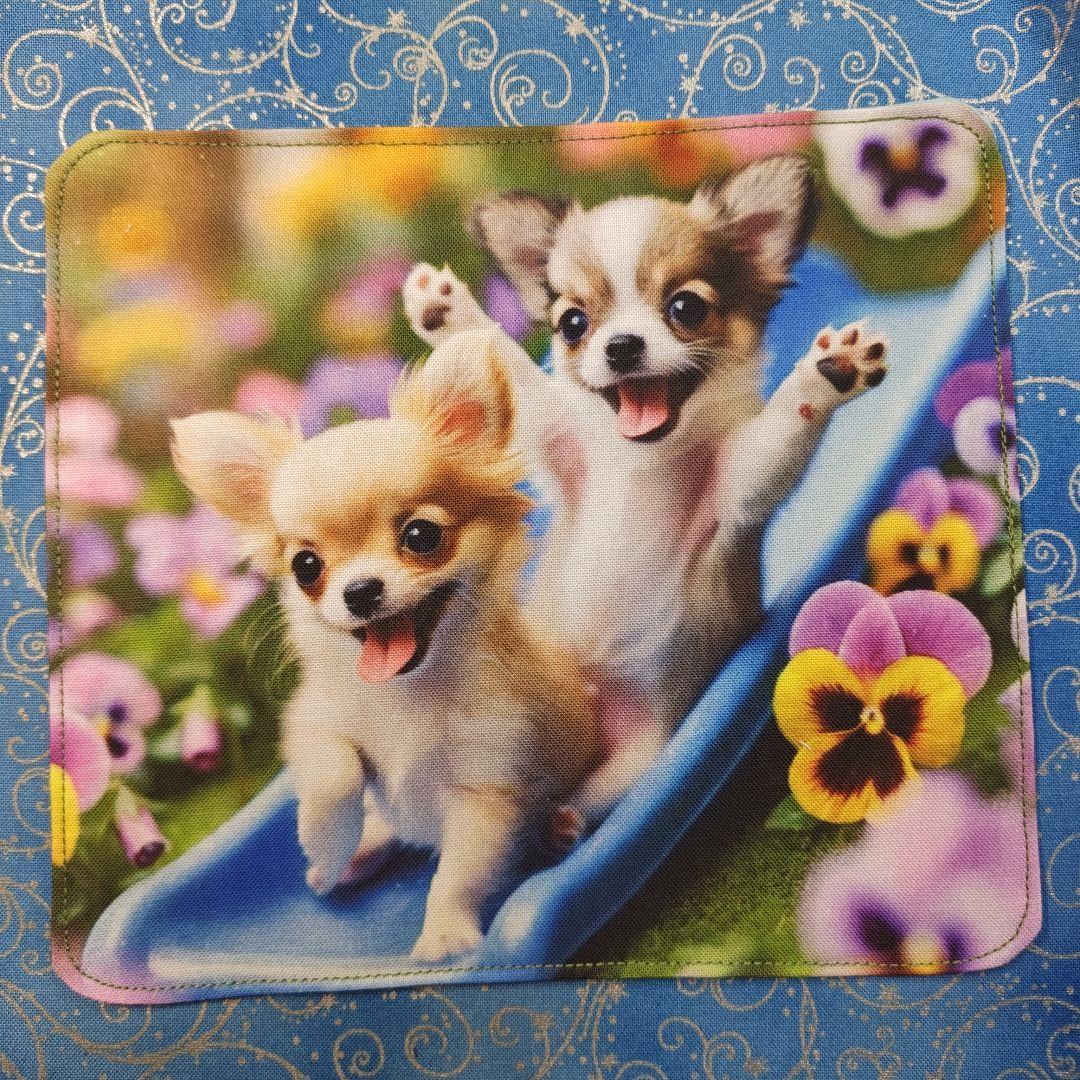 ななちゃん　ハンカチ　ワンコさん柄　18枚数