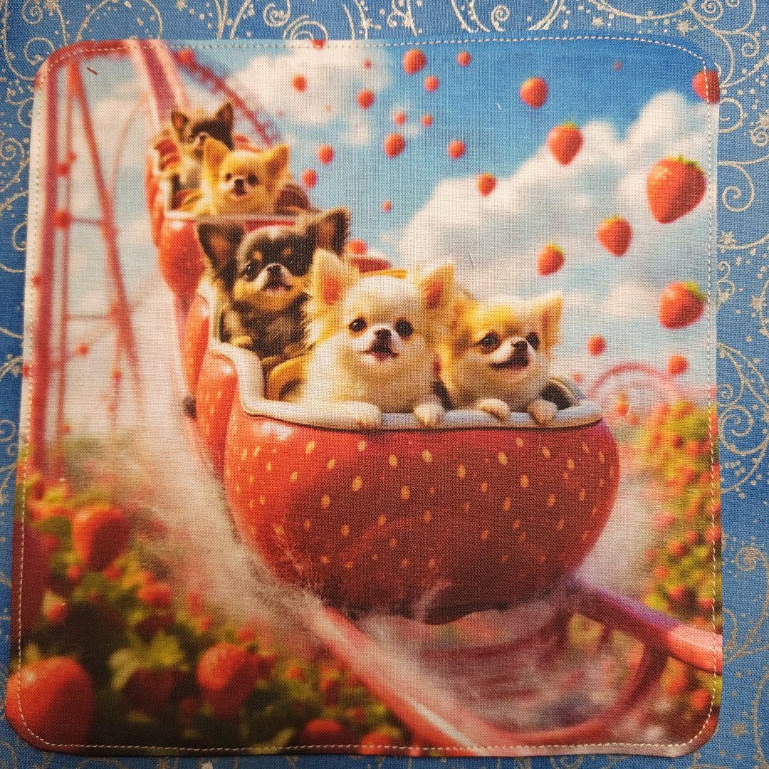 ななちゃん　ハンカチ　ワンコさん柄　18枚数