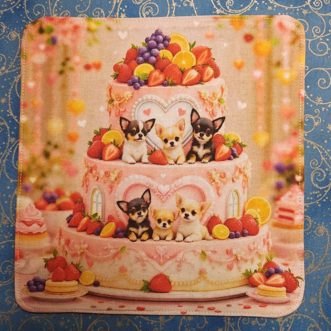 ななちゃん　ハンカチ　ワンコさん柄　18枚数