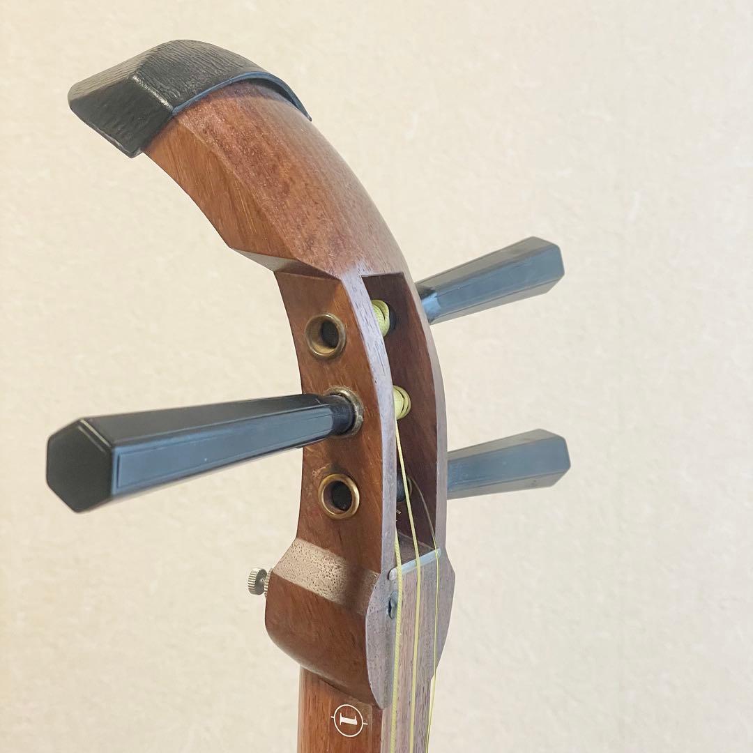 三味線 津軽三味線風 練習用 犬皮　表やぶれあり